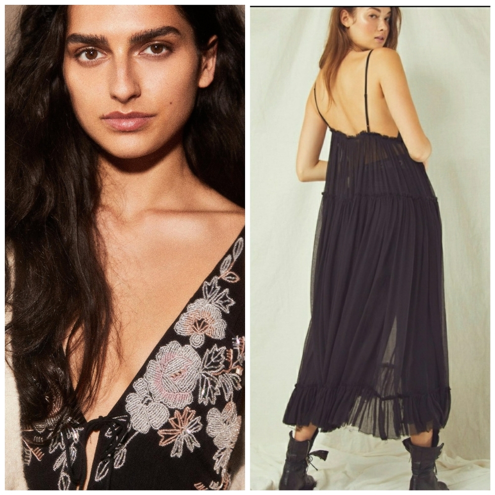 Free Free people Secret Garden Maxi Top - Picture 2 of 11